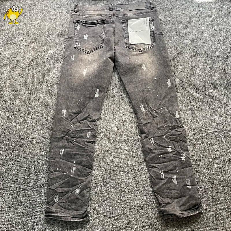 2025 Washed Black High Street Jeans Pants Men Woman Hip Hop Best Quality Vintage Hole Old Casual Trousers Classic Fashion - So Real Fashion