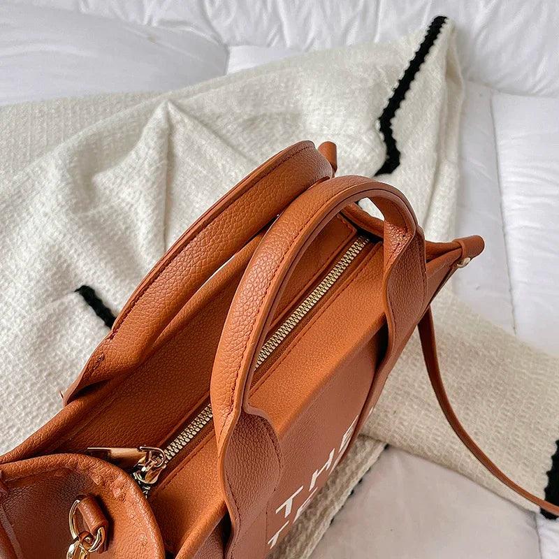 Luxury Designer Bag Tote Women Handbags Letter Shoulder Bags Brands Soft PU Shopper Purses Crossbody Bags for Women Clutch - So Real Fashion