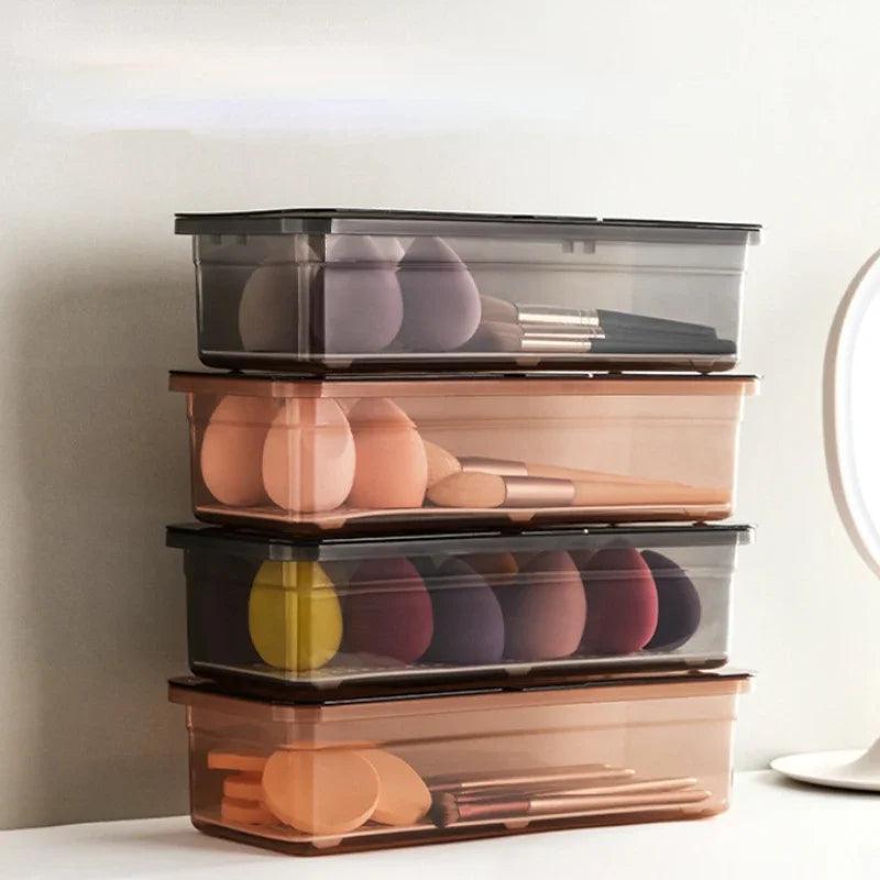 Portable Transparent Dustproof Your Perfect Makeup Organizer - So Real Fashion