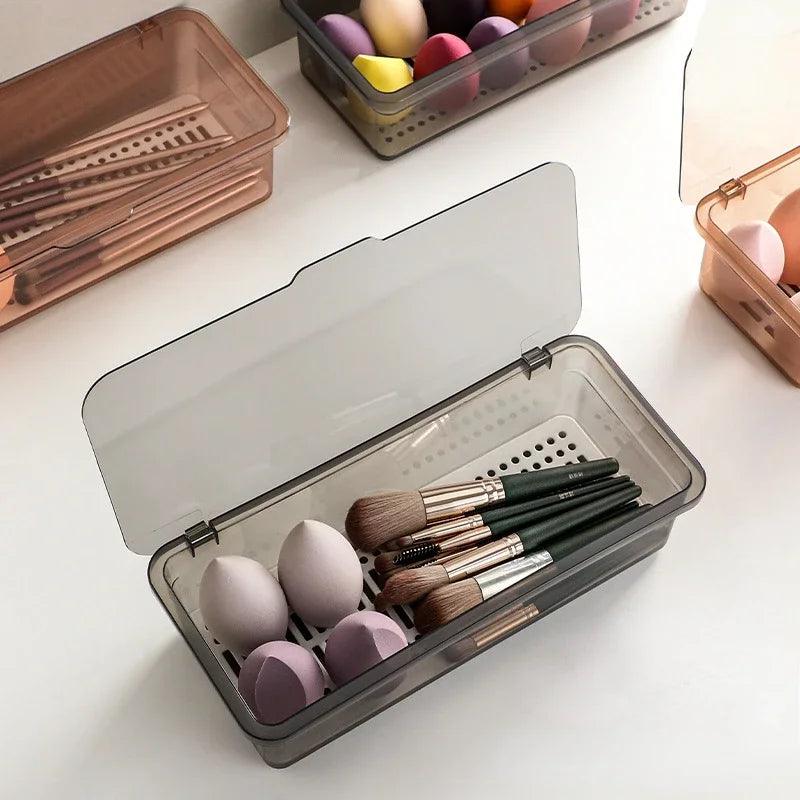 Portable Transparent Dustproof Your Perfect Makeup Organizer - So Real Fashion