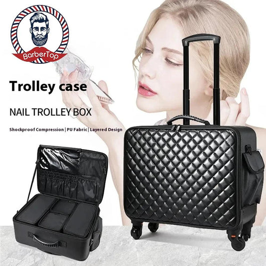 Rolling Makeup Station Organize Travel and Create - So Real Fashion