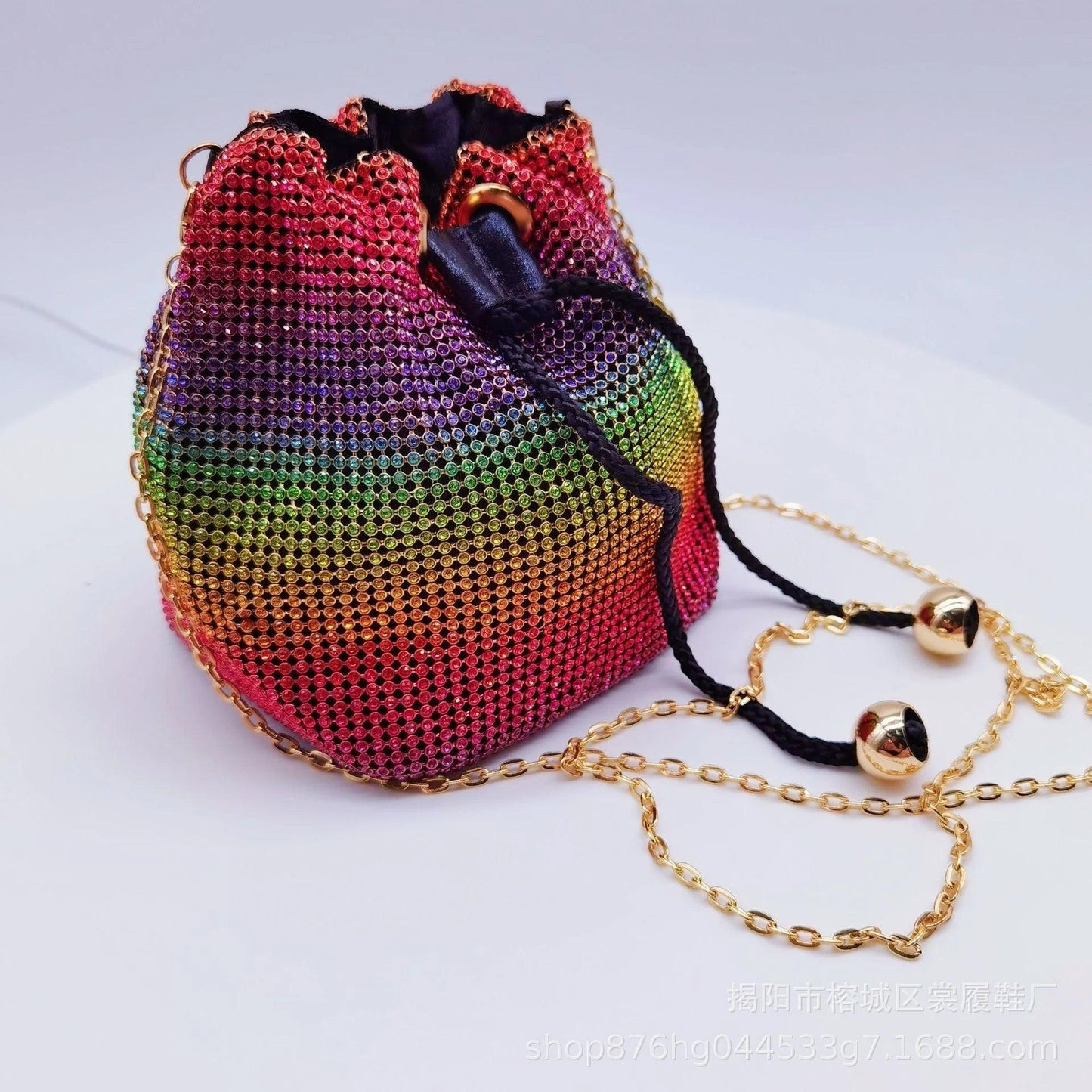 Rainbow Diamond Bag Shoe Set 2025 Trend - So Real Fashion