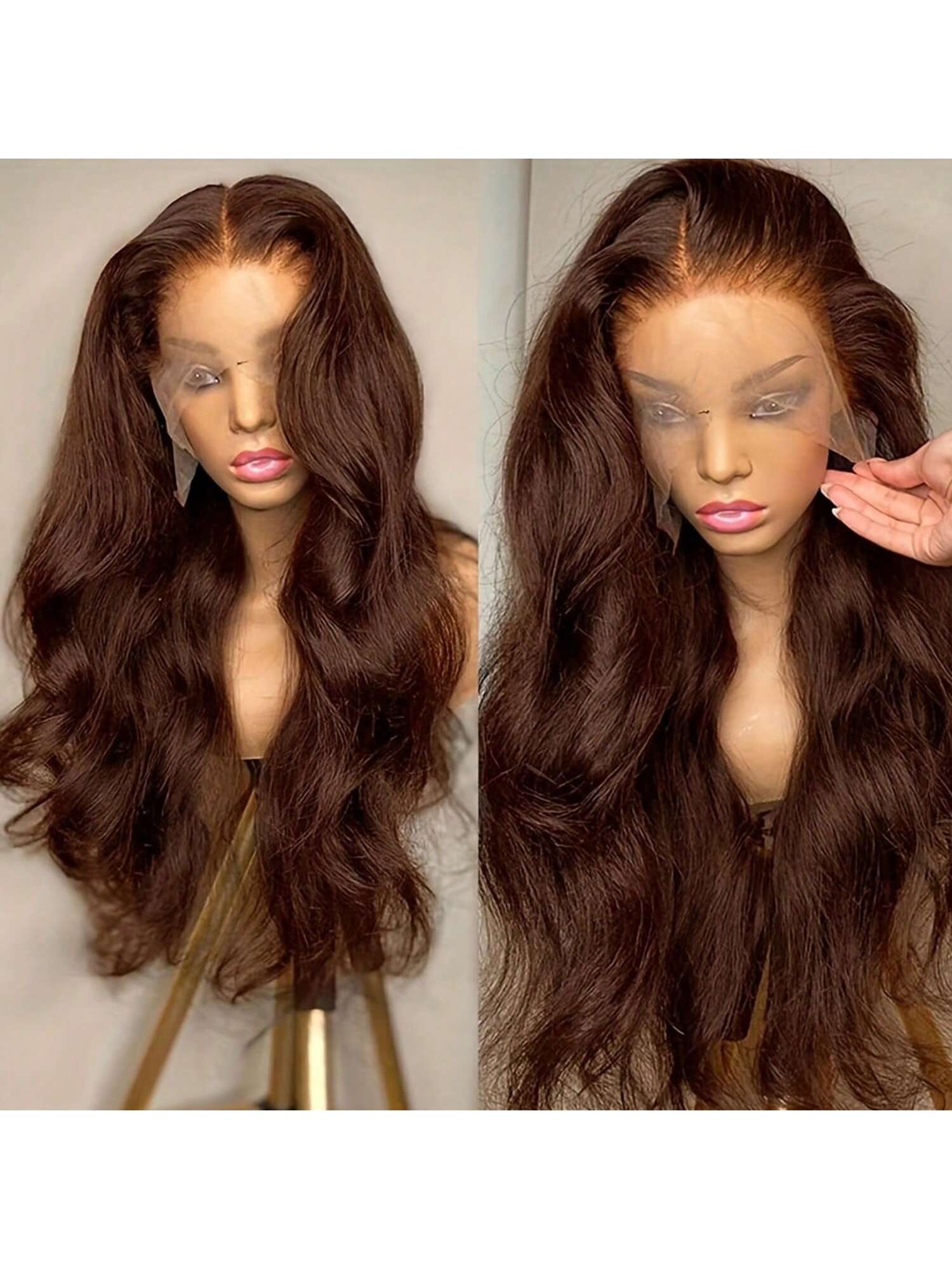 Blonde Burgundy Black Body Wave Lace Front Wig - So Real Fashion