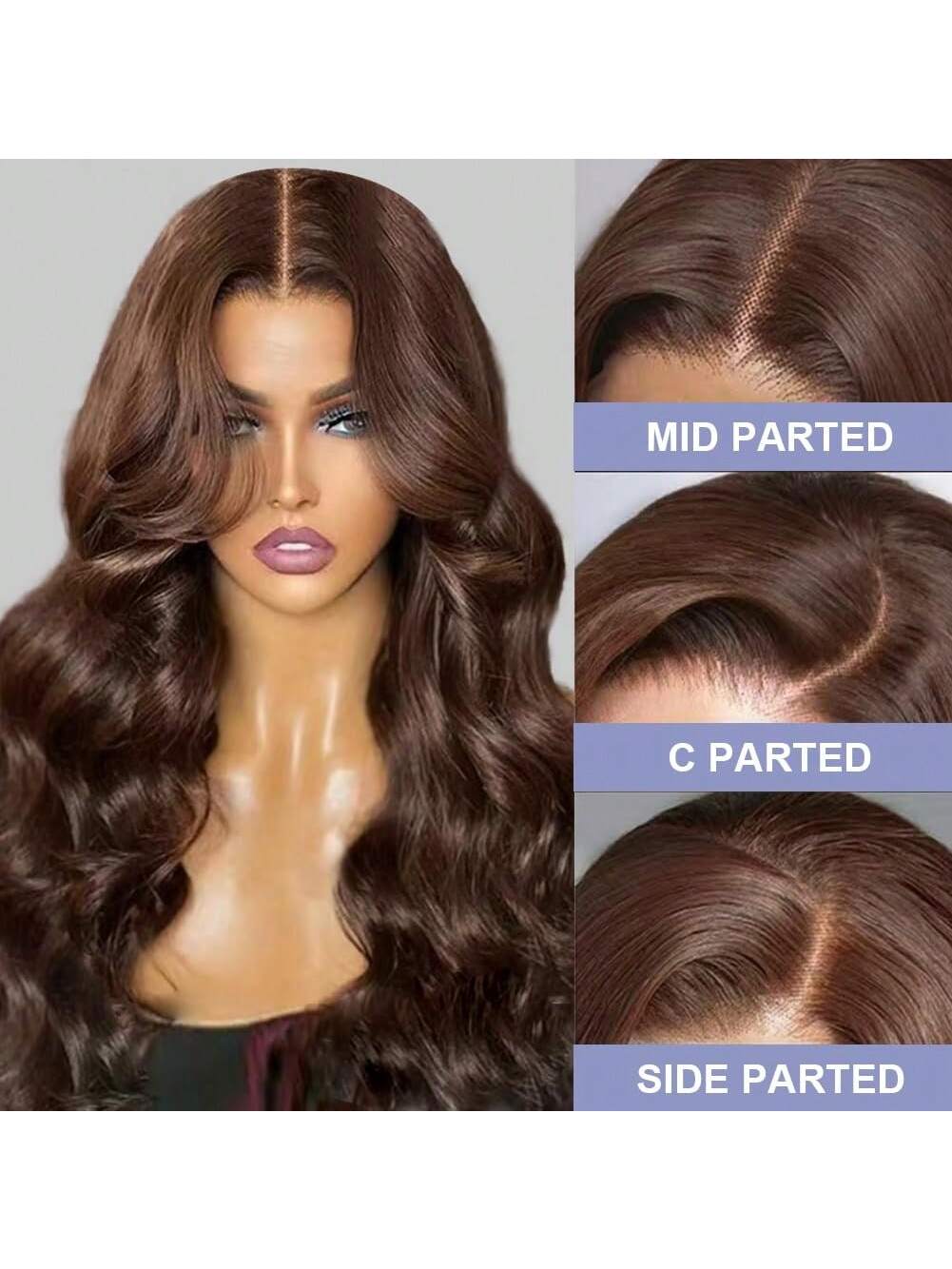 Blonde Burgundy Black Body Wave Lace Front Wig - So Real Fashion