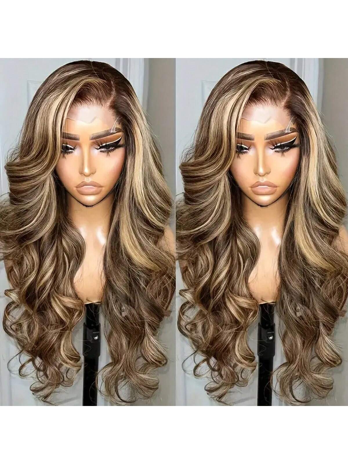 Blonde Burgundy Black Body Wave Lace Front Wig - So Real Fashion