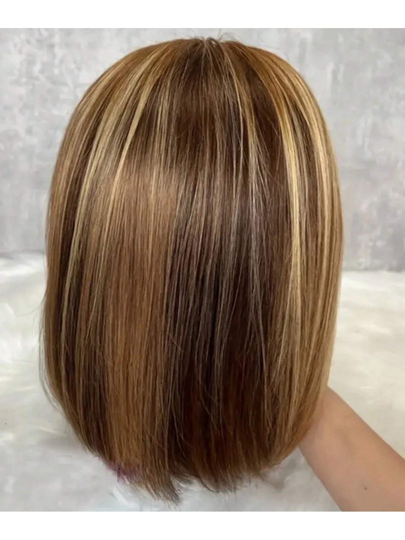 Honey Blonde Highlight Bob PrePlucked Beautiful - So Real Fashion