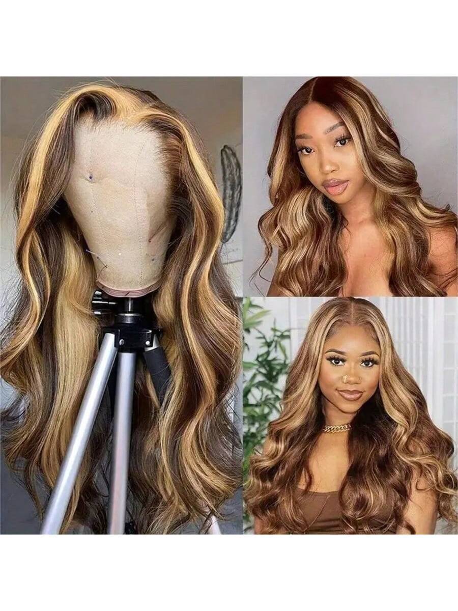 Honey Blonde Ombre Lace Front Human Hair Wig. - So Real Fashion