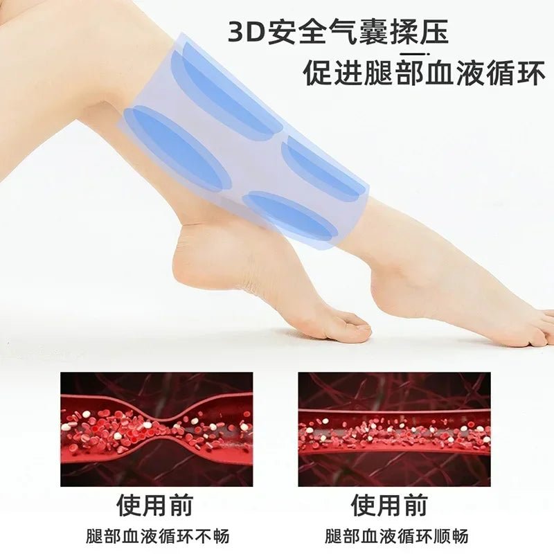 Leg Massager Air Pressure Heat Vibration Relief - So Real Fashion