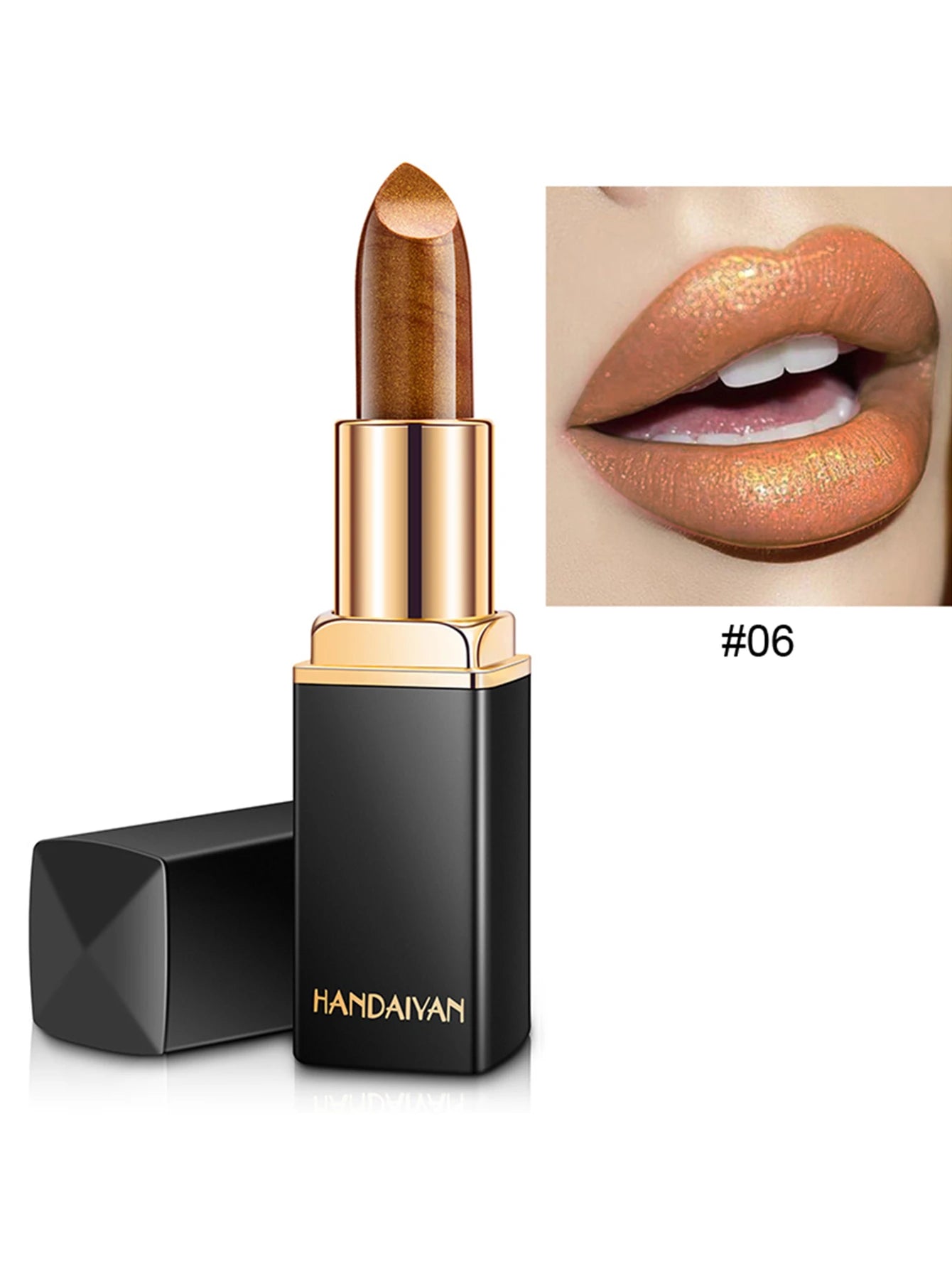 Mermaid Shimmery Metal Pearl Lipstick Gilt Lipstick Net Content 3.6g - So Real Fashion