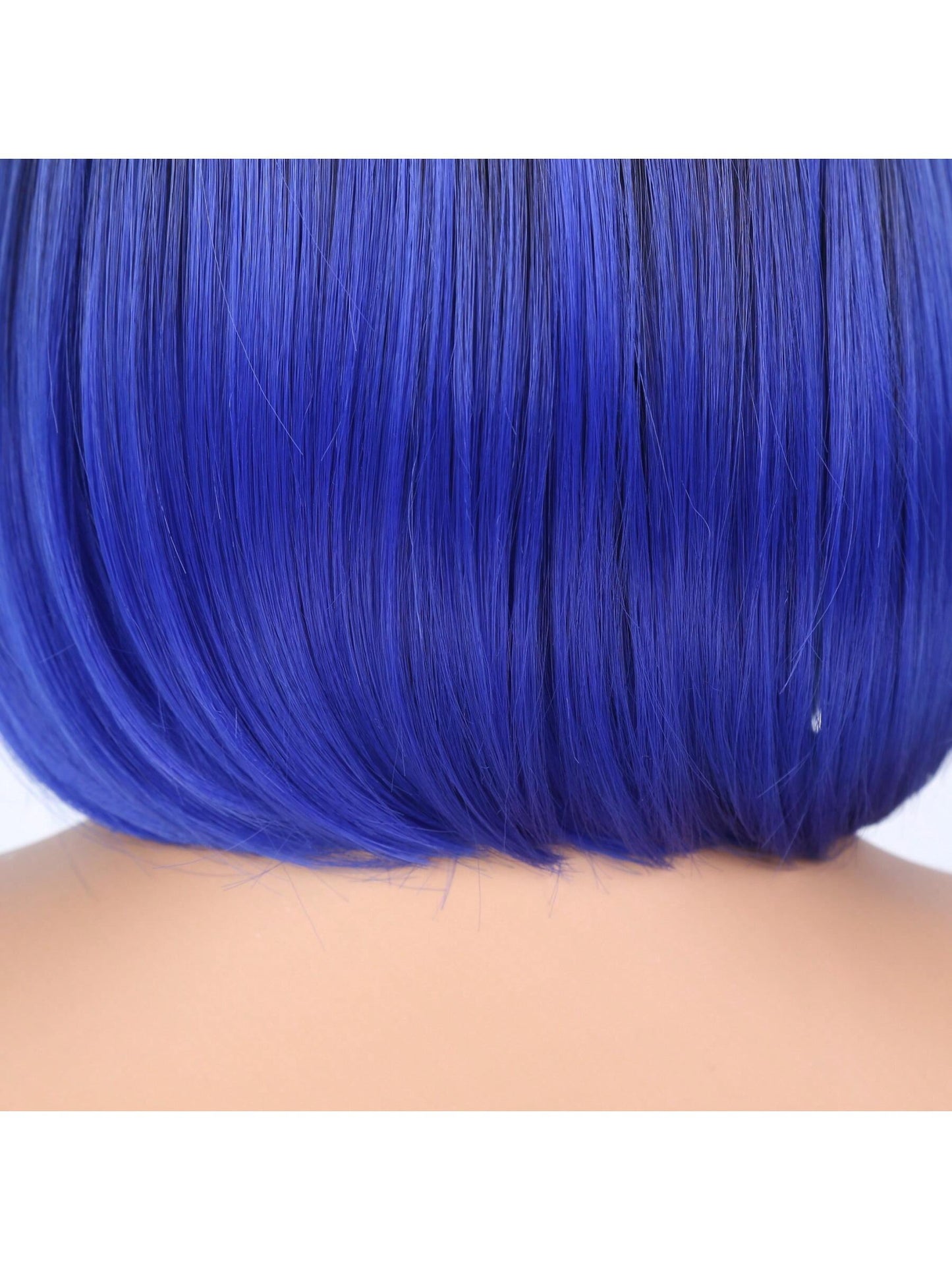 Ombre Bob Wig Black to Sapphire Blue Beauty - So Real Fashion