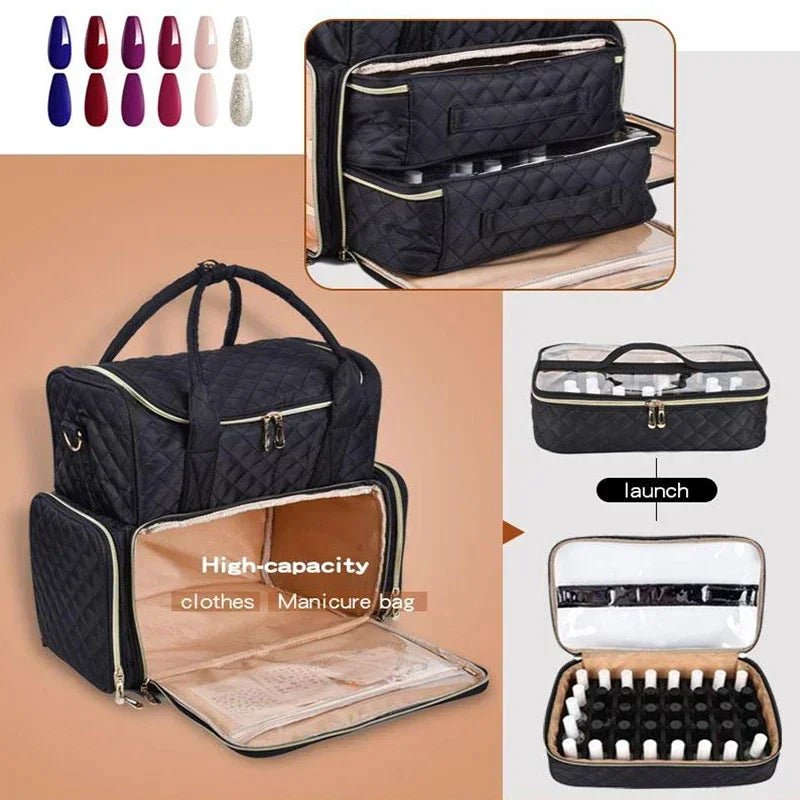 Portable Nail Polish Essential Oil Travel Organizer - So Real Fashion