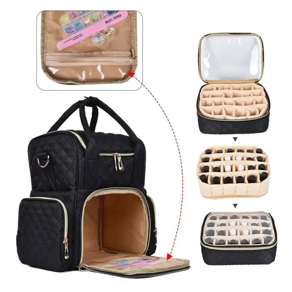 Travel Nail Polish Essential Oil Organizer. - So Real Fashion